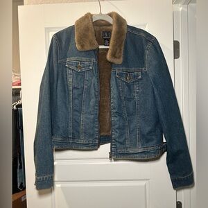Fur Denim Jacket